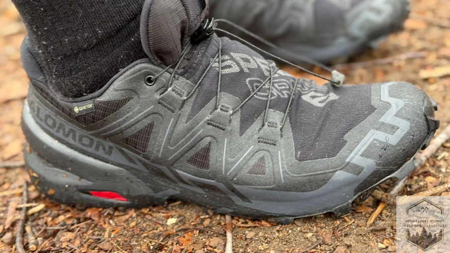 Testing out the Salomon Speedcross 6 on packed dirt trails