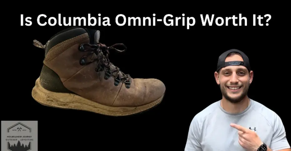 Side view of omni grip on Columbia newton ridge