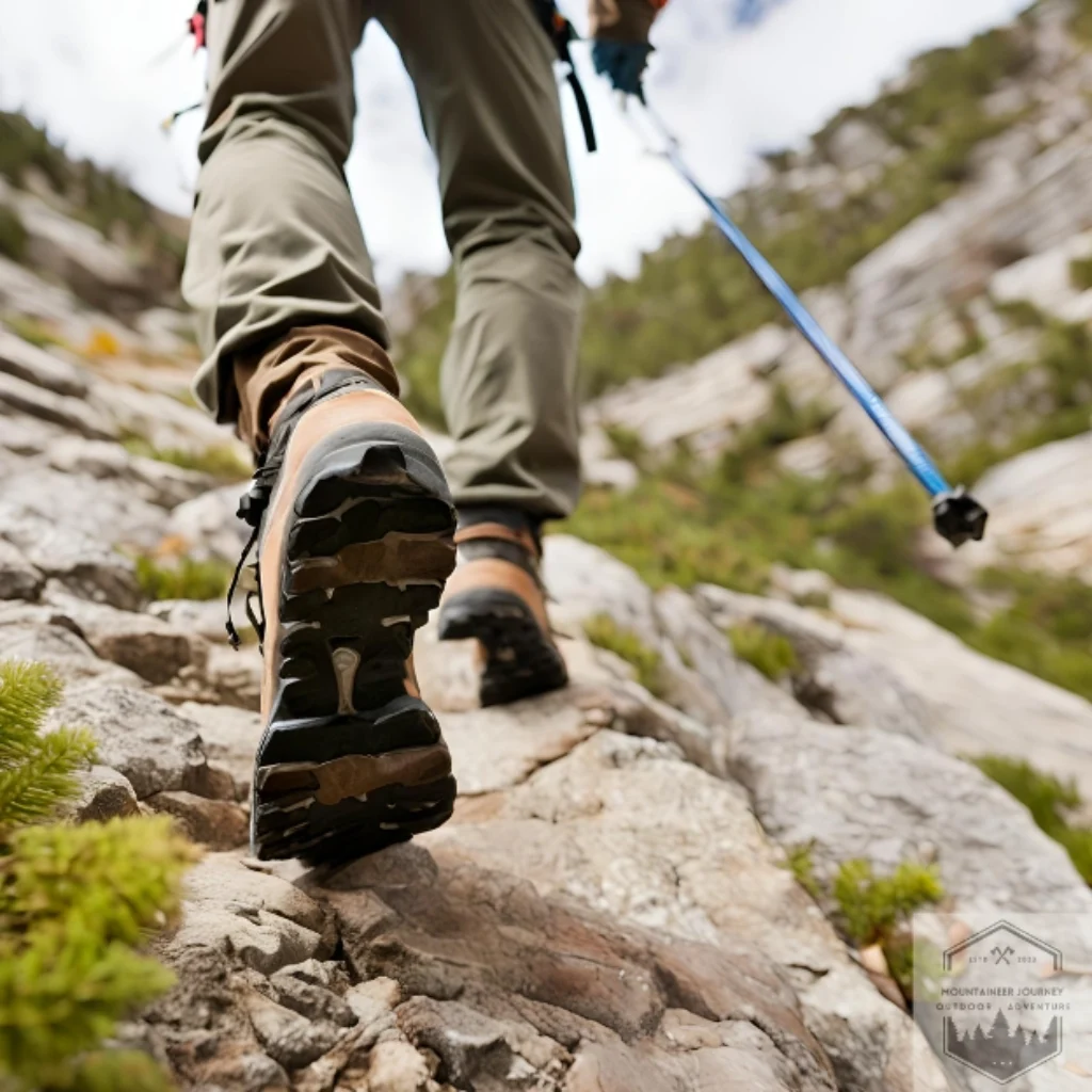 blog-img-1716827438275 Trekker ascending up rocky terrain with trekking poles