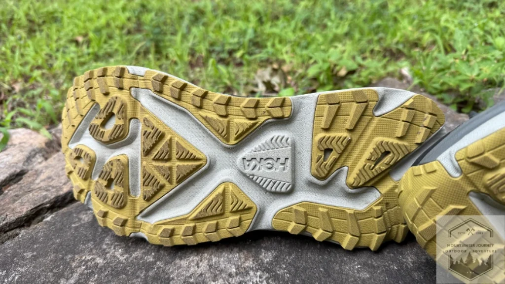 outsole of the stinson 7 showing the lug patterns