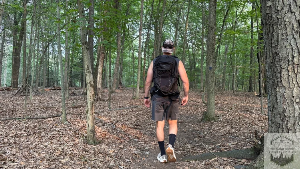 Testing Hoka Transport on hiking trail