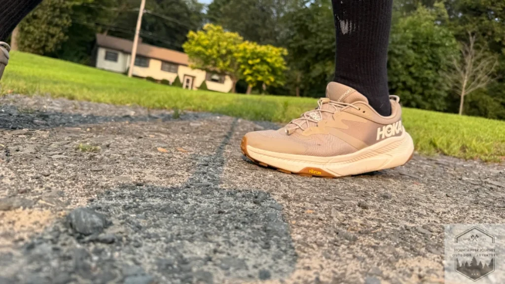 toe off phase of hoka transport. Feeling the meta rocker doing its job