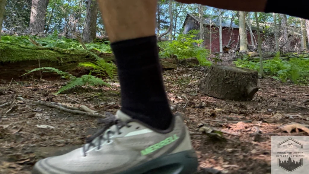 Running on leaf covered trails