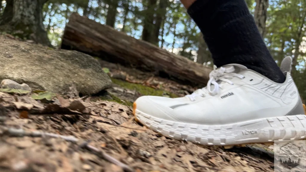 Pushing forward with forefoot striking while testing the shoe out