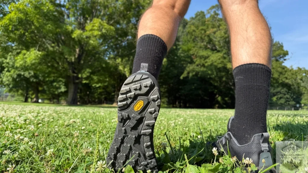 View of Vibram Megagrip lugs