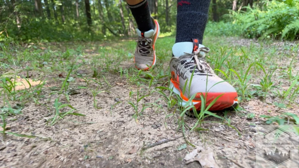 View of the toe bumper on the Pegasus Trail 5