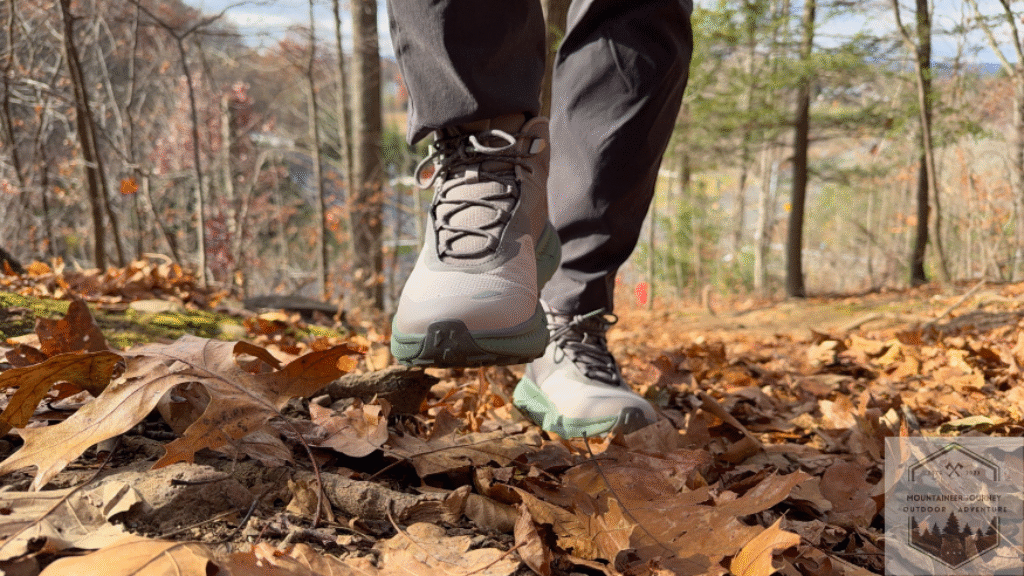 Walking up inclined terrain, a standard of one of our objective scoring systems