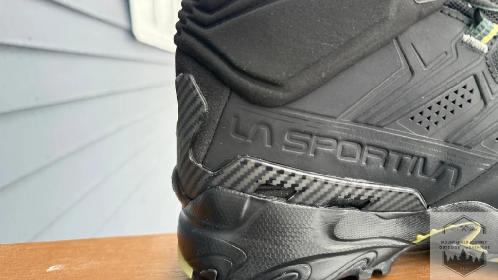 View of the TPU shank on the heel