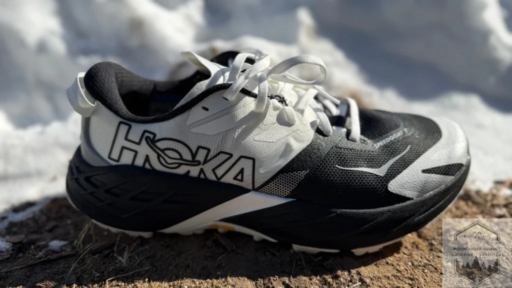 Speedgoat 7 on walkway