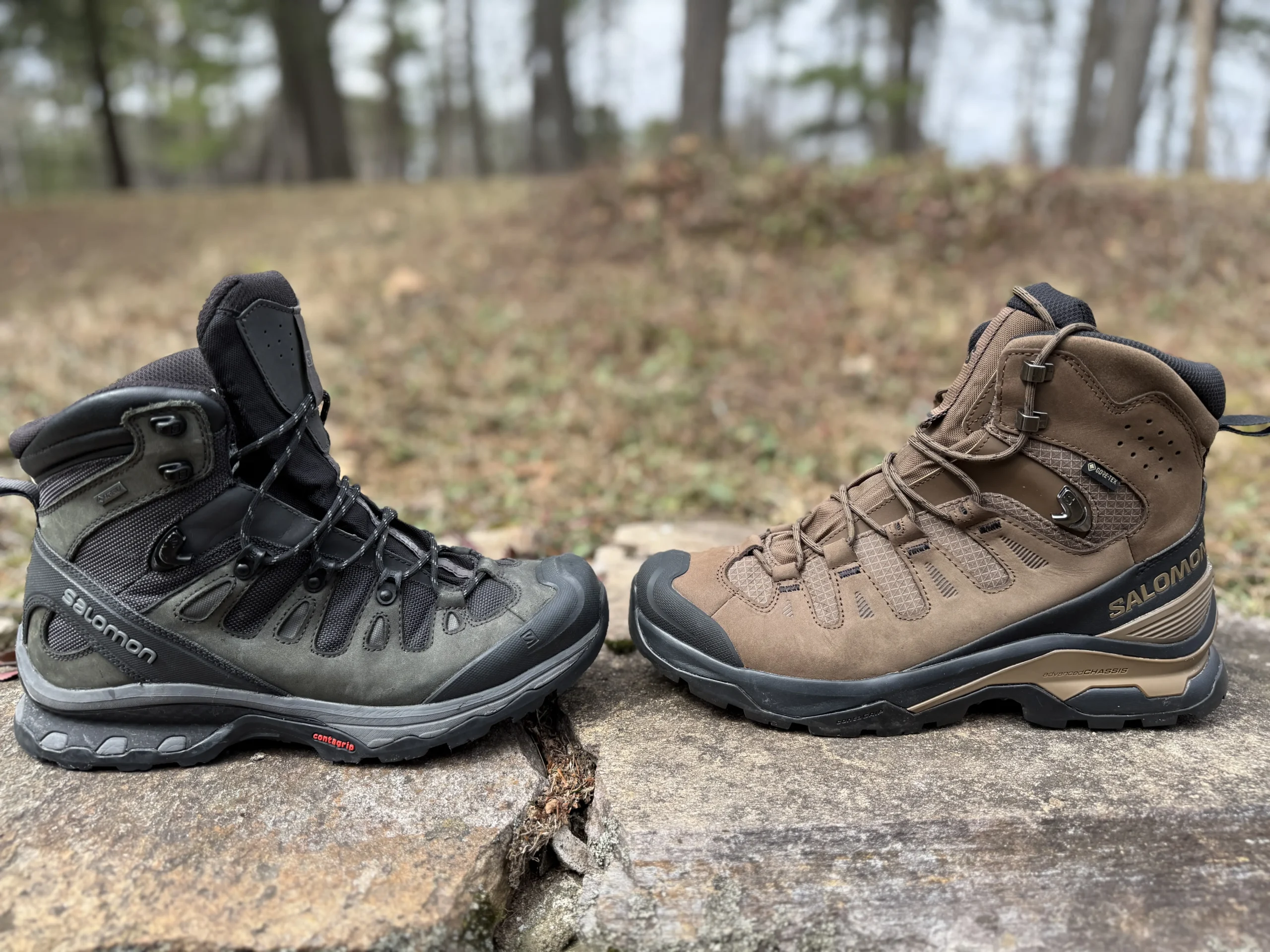 Salomon Quest 4 facing the Quest 5