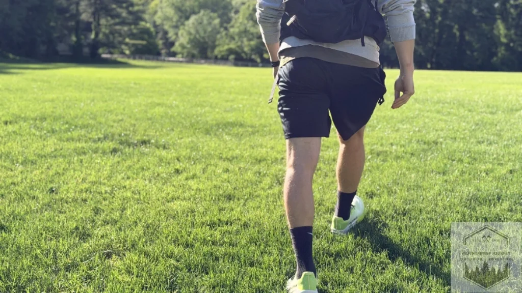 Testing Experience Flow in grass uphill.
