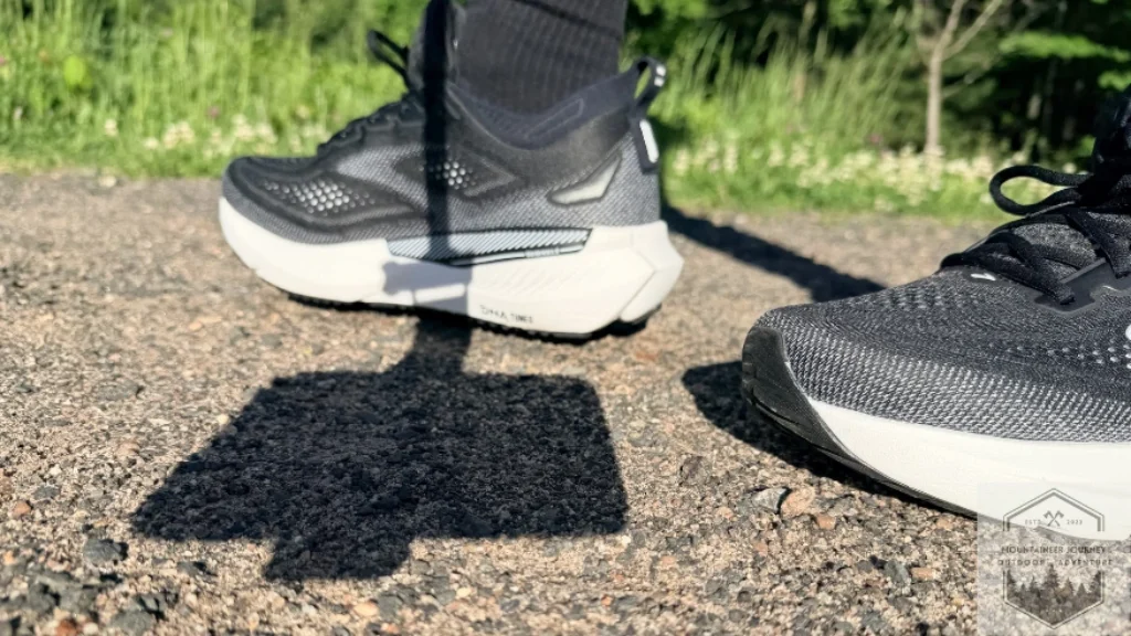 Testing Glycerin GTS 23's grip on uneven gravel