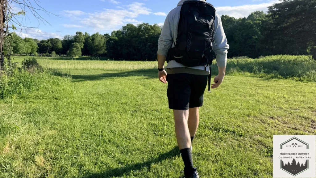 Walking on grass during testing